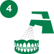 Rinse denture thoroughly Rinse denture thoroughly