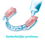 gedeeltelijk hoe aan te brengen op gedeeltelijke gebitsprothese