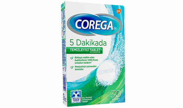 Corega diş protezi yapıştırıcı tablet Corega diş protezi yapıştırıcı tablet